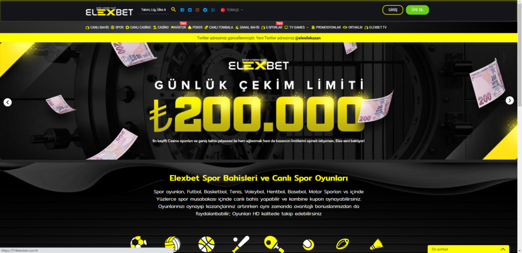 elexbet Hesabını Alın